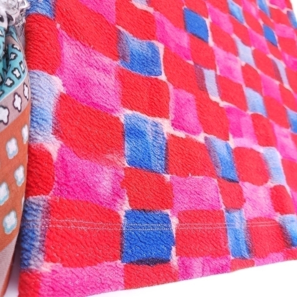 🔴Maeve Anthropologie Pink Blue Side Zip Stretch Pencil Skirt Sz S - Picture 4 of 11